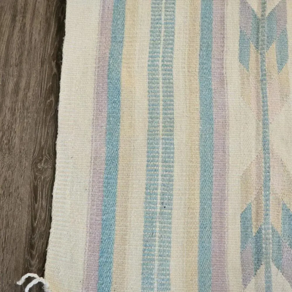 Vintage Southwest Made In Mexico Woven Rug Wall Hanging Tapestry 62